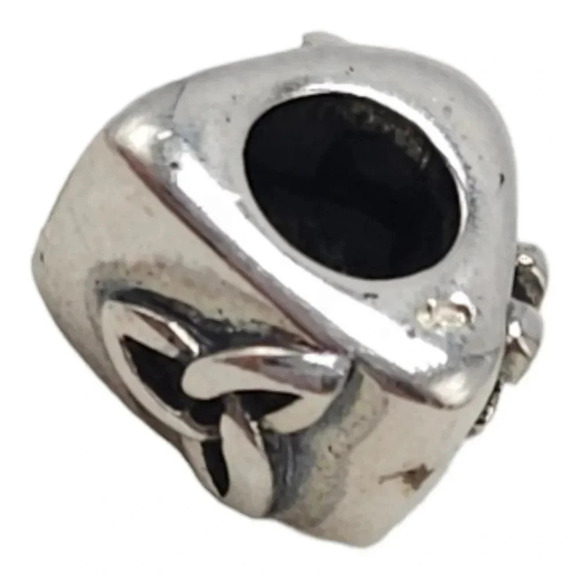 Tara’s Diary Initial H Bead Made in Ireland Sterling NOS Celtic Trinity Knot - Picture 2 of 4